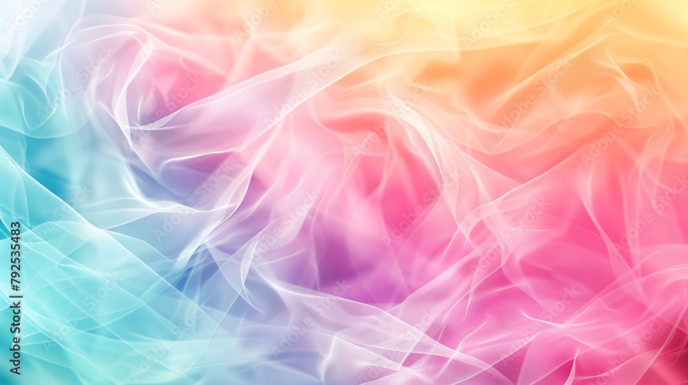 Colorful Abstract Silk Fabric Background Colorful Abstract Silk Fabric Background