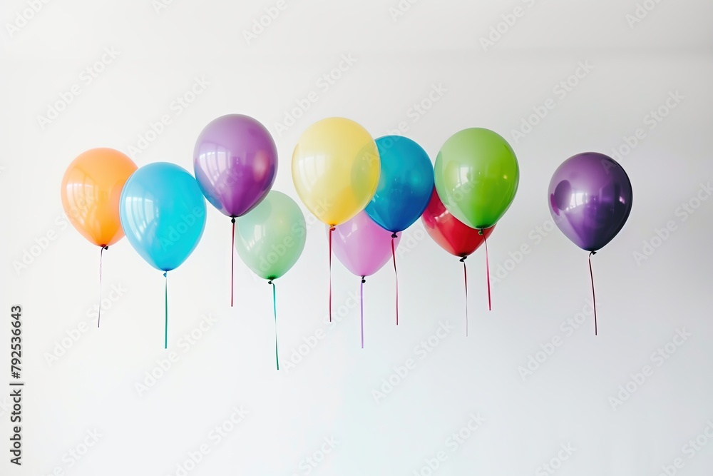 Helium. Colorful balloons on a grey background. Birthday party. Event. Festive atmosphere. Holiday. Celebration banner template. A copy space area. Anniversary. Surprise Helium. Colorful balloons on a grey background. Birthday party. Event. Festive atmosphere. Holiday. Celebration banner template. A copy space area. Anniversary. Surprise