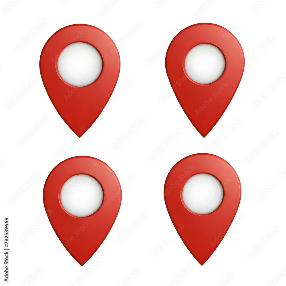 Location symbol on the white background 3d render Location symbol on the white background 3d render