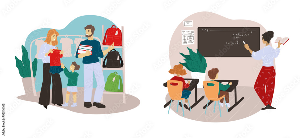 back to School Preparation Concept back to School Preparation Concept