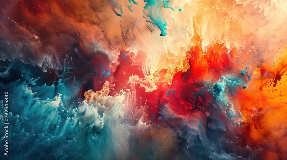 Abstract Color Explosion