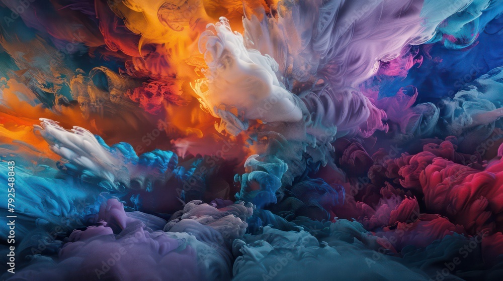 Abstract Color Explosion Abstract Color Explosion