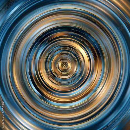 abstract background with spiral golden blue texture