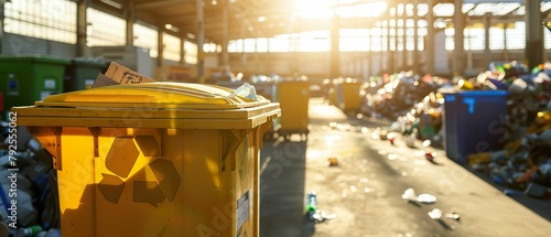 Recycling bin waste reduction