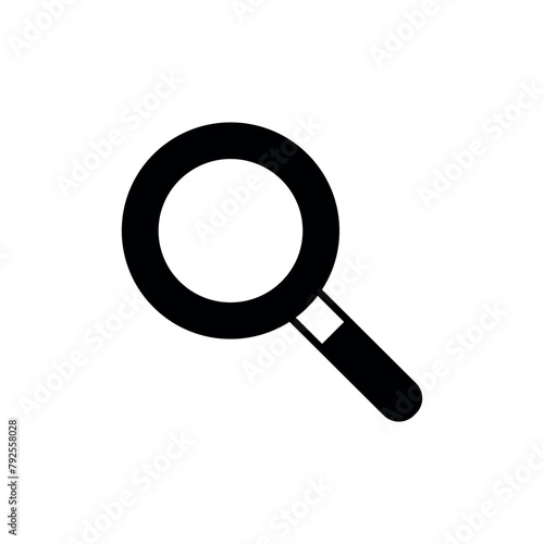 Loupe icon vector illustration. Magnifying glass on isolated background. Magnifier search sign concept.
