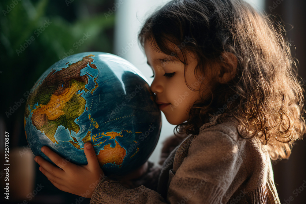 Celebration of Earth Day Generative AI picture green planet beautiful nature in danger AI pic Celebration of Earth Day Generative AI picture green planet beautiful nature in danger AI pic