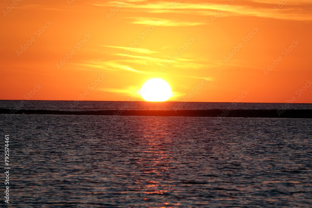 Sonnenuntergang an der Ile de Re