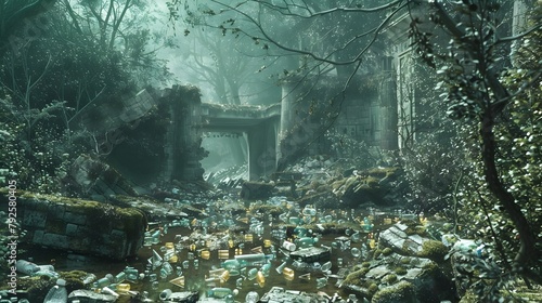 Haunting Alien Garden Overr...