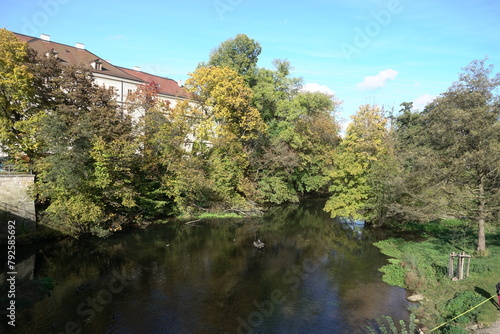 Ilm im Park an der Ilm in Weimar photo