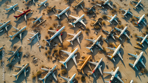 airplane graveyard concept
