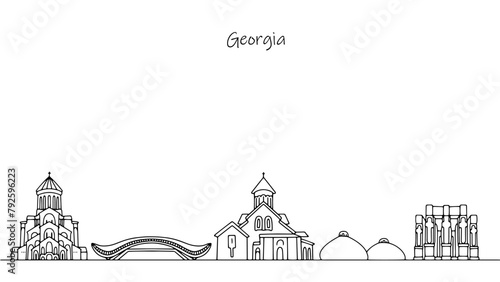 Cityscape of Georgia