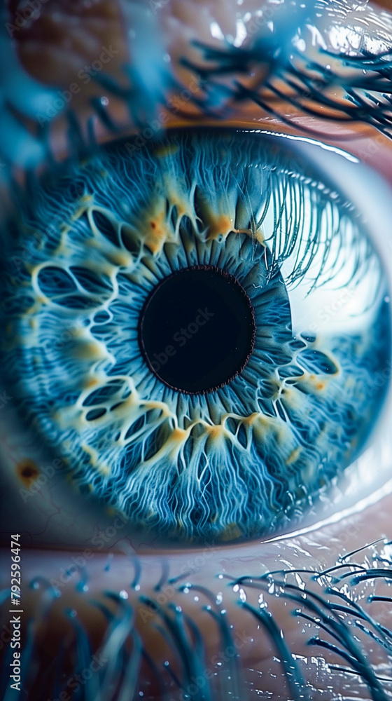 Close up of human eye, 