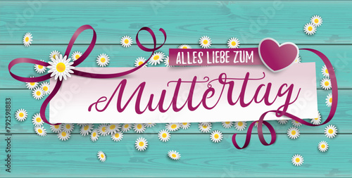 Alles Liebe zum Muttertag Banner