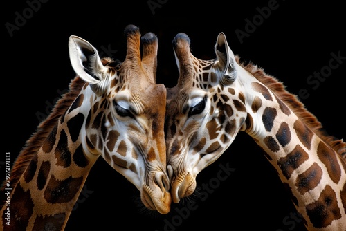 The hugging giraffe family © Сергей Косилко