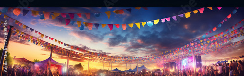 Summer Festival At The Evening