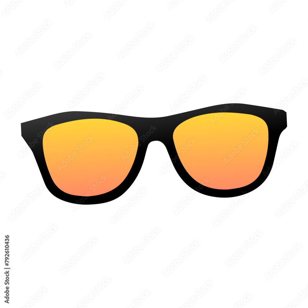 sunglasses item isolated on a white background sunglasses item isolated on a white background