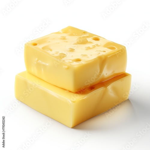 Butter isolated on transparent background