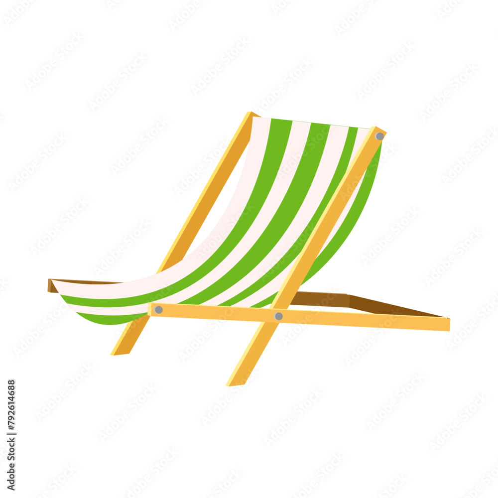 beach chair bench isolated on white background beach chair bench isolated on white background