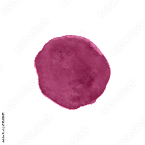 Abstract watercolor illustration on white background