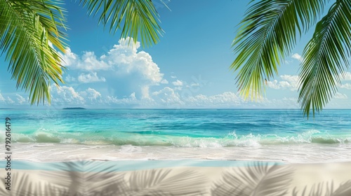 Tropical Beach Paradise View © Natali