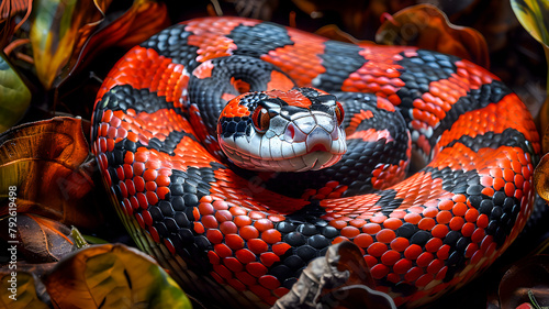 ultra realistic Milk Snake background photo
