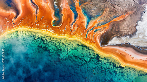 Grand Prismatic Spring Midway Geyser Basin Yellowstone photo