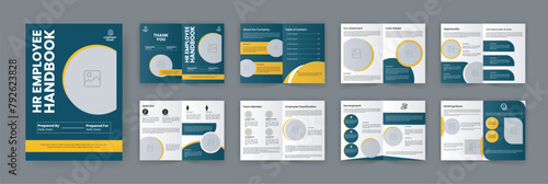 HR Handbook for Employee Rules. Welcome Company Handbook Brochure of Introduction About Company.