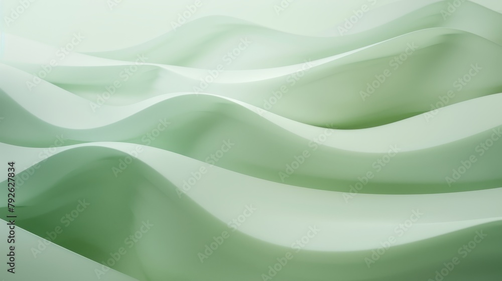 Minimalist background in soft green hues with smooth gradations and ample negative space for a serene and professional look Minimalist background in soft green hues with smooth gradations and ample negative space for a serene and professional look