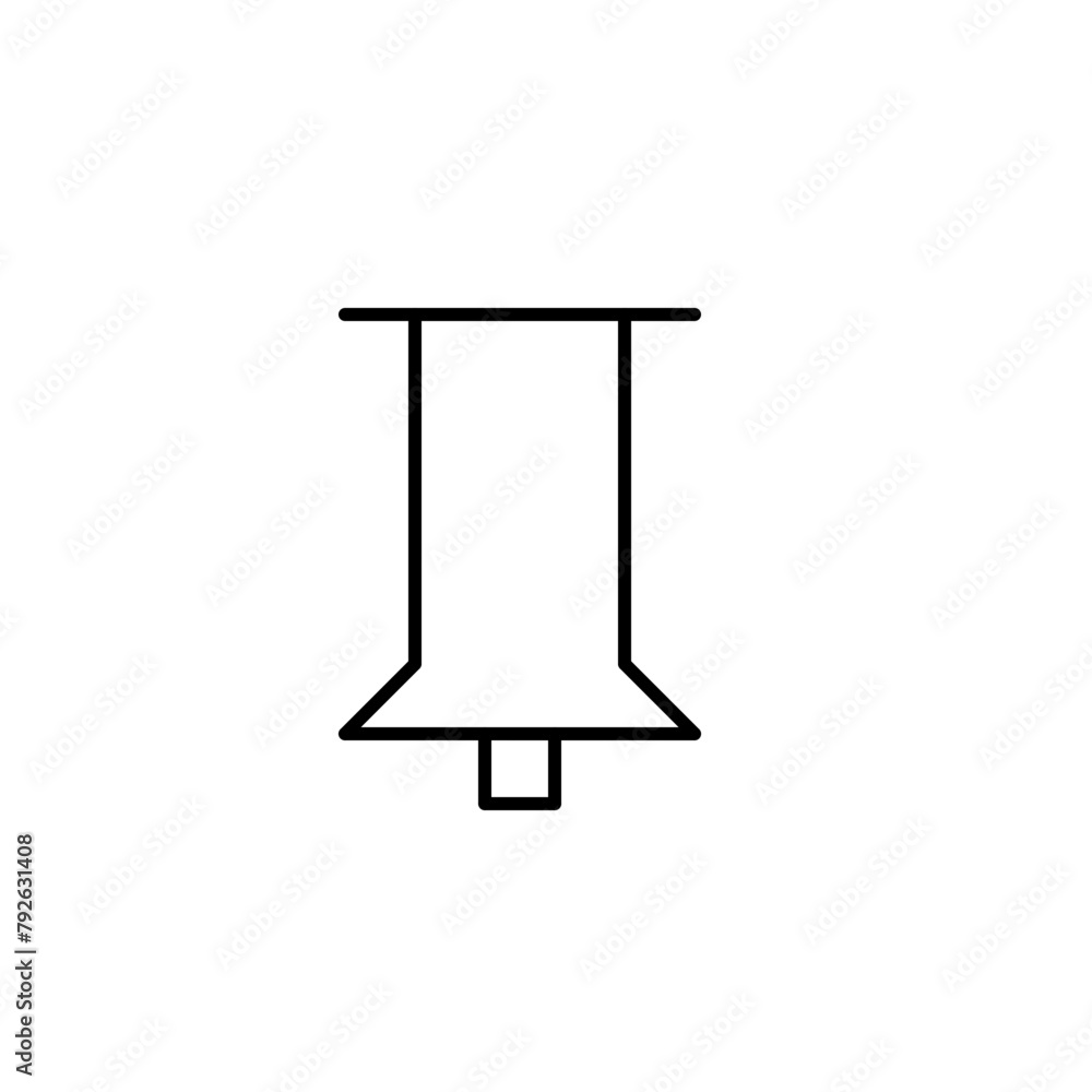 pin icon vector symbol illustration pin icon vector symbol illustration