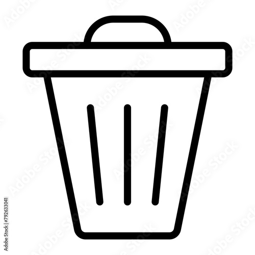 Delete Vector Line Icon Design