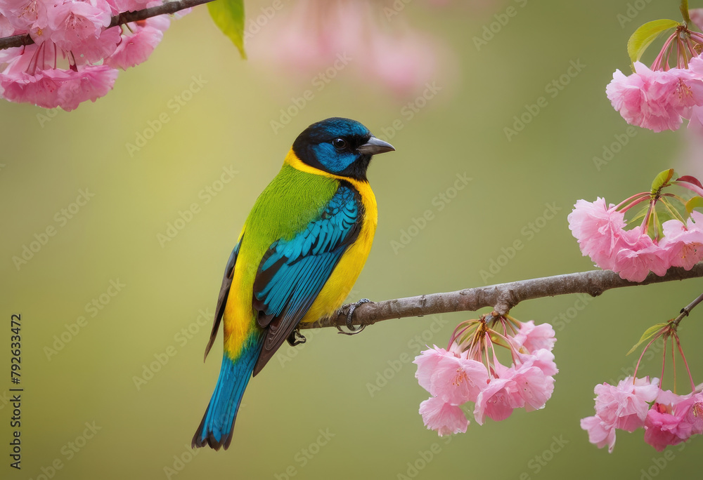 Obraz premium blue and yellow macaw