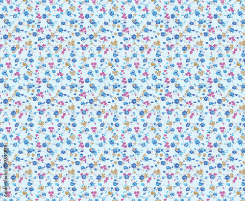 seamless pattern with flowers
