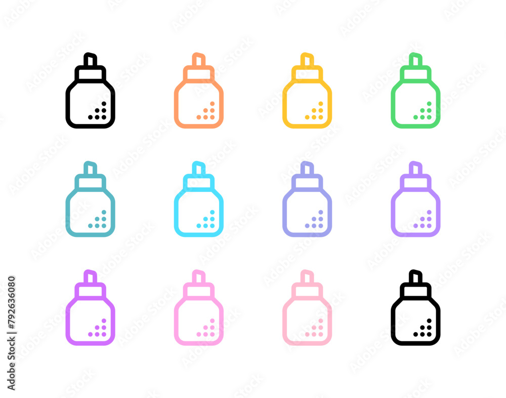 Editable sugar bottle vector icon. Cafe, coffee shop, restaurant, drink, beverages. Part of a big icon set family. Perfect for web and app interfaces, presentations, infographics, etc Editable sugar bottle vector icon. Cafe, coffee shop, restaurant, drink, beverages. Part of a big icon set family. Perfect for web and app interfaces, presentations, infographics, etc