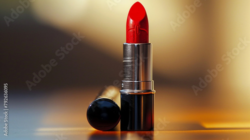 red lipstick display