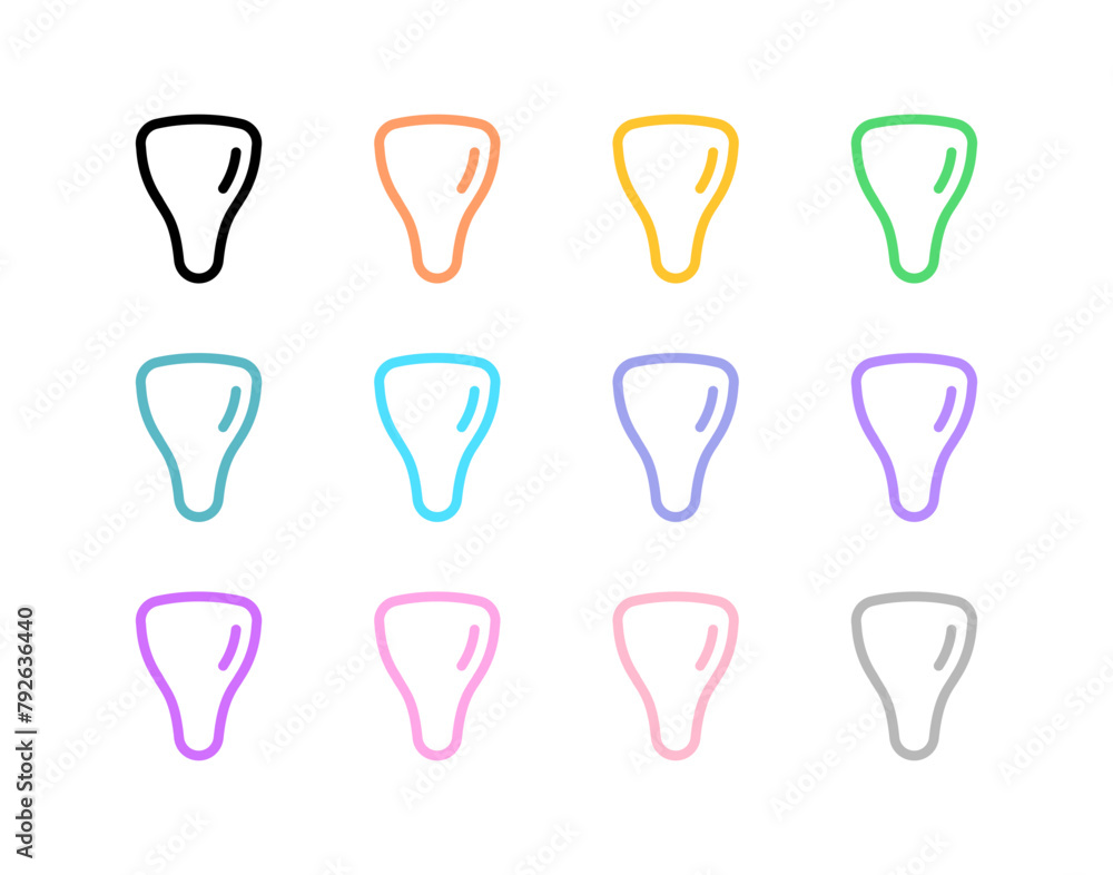 Editable incisor, tooth vector icon. Dentistry, healthcare, medical. Part of a big icon set family. Perfect for web and app interfaces, presentations, infographics, etc Editable incisor, tooth vector icon. Dentistry, healthcare, medical. Part of a big icon set family. Perfect for web and app interfaces, presentations, infographics, etc