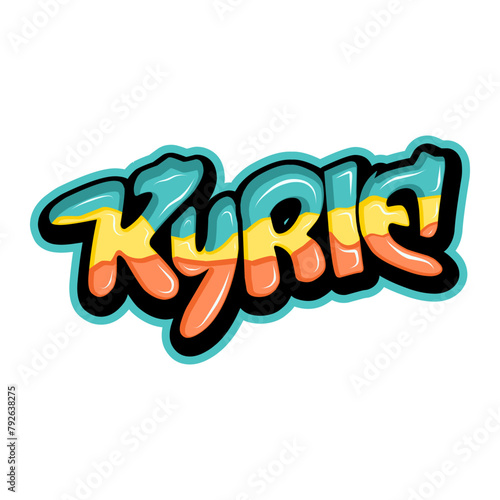 graffiti name typography art
