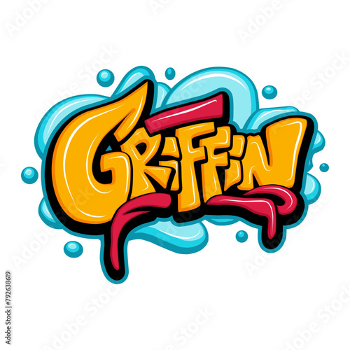 graffiti name typography art