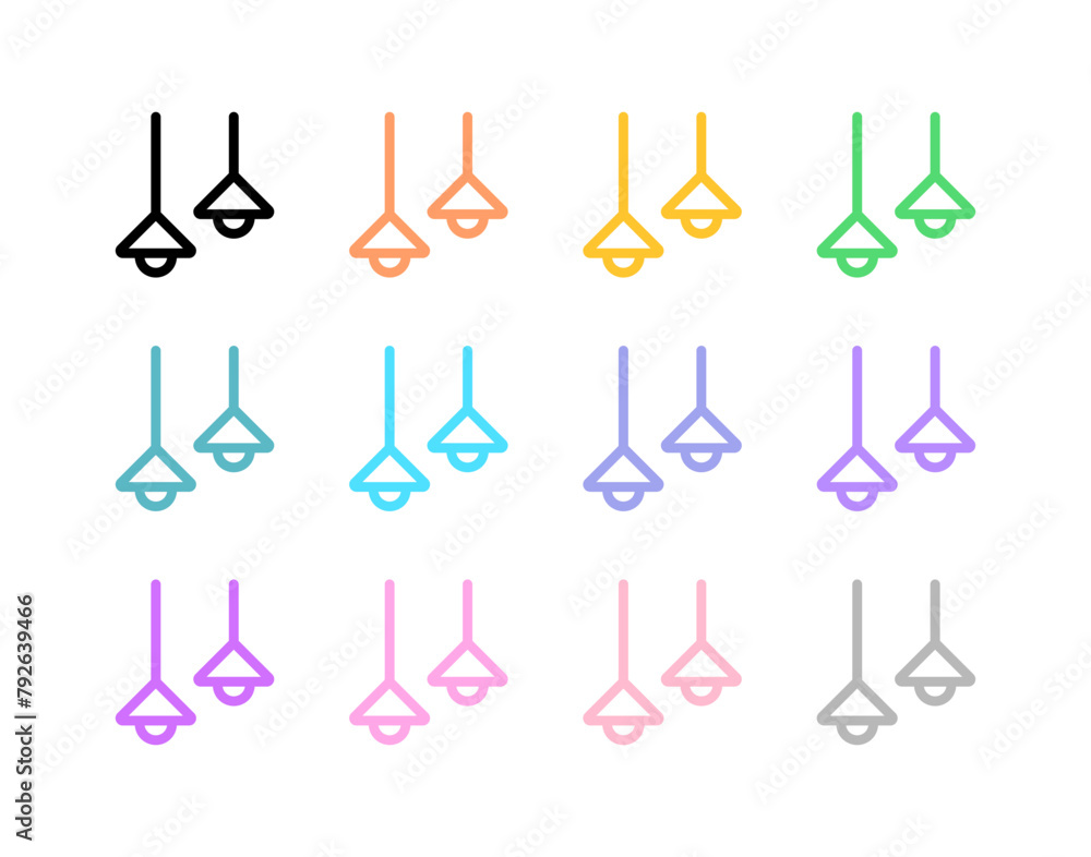 Editable hanging lamp vector icon. Part of a big icon set family. Perfect for web and app interfaces, presentations, infographics, etc Editable hanging lamp vector icon. Part of a big icon set family. Perfect for web and app interfaces, presentations, infographics, etc
