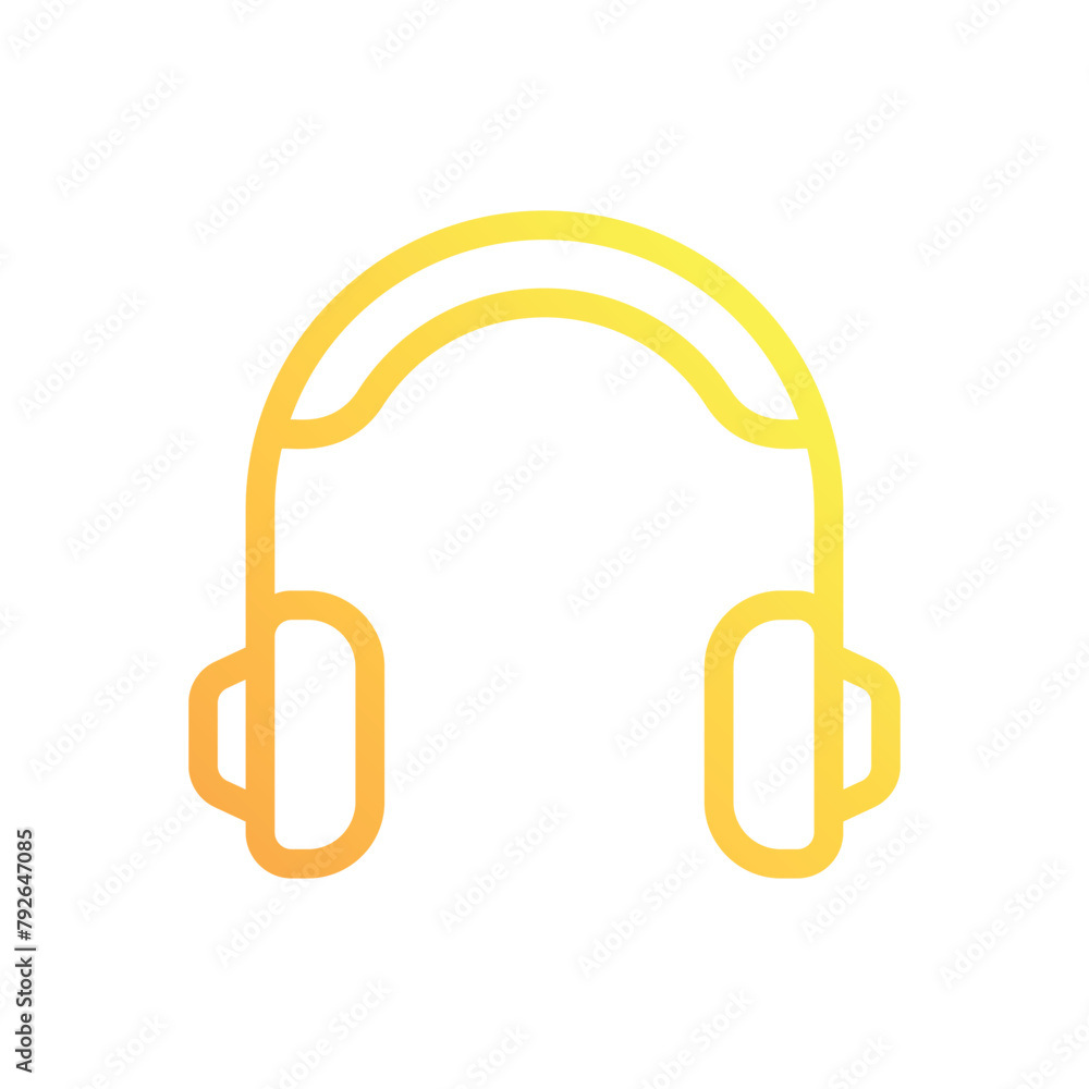 Headphone vector icon Headphone vector icon