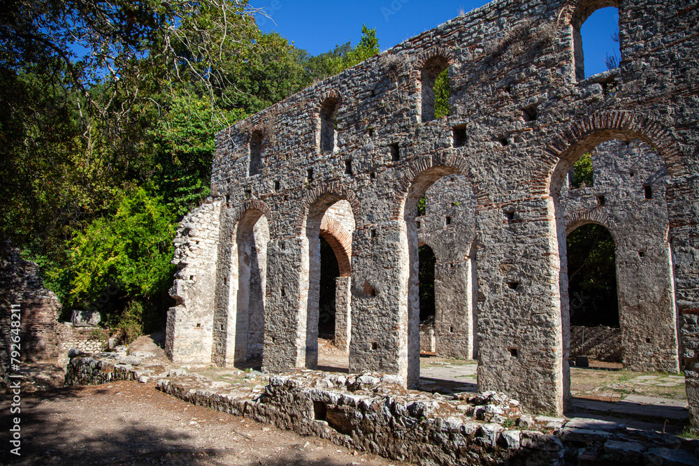 Great Basilica, Butrint National Park, Vlorë County, southern Albania Great Basilica, Butrint National Park, Vlorë County, southern Albania