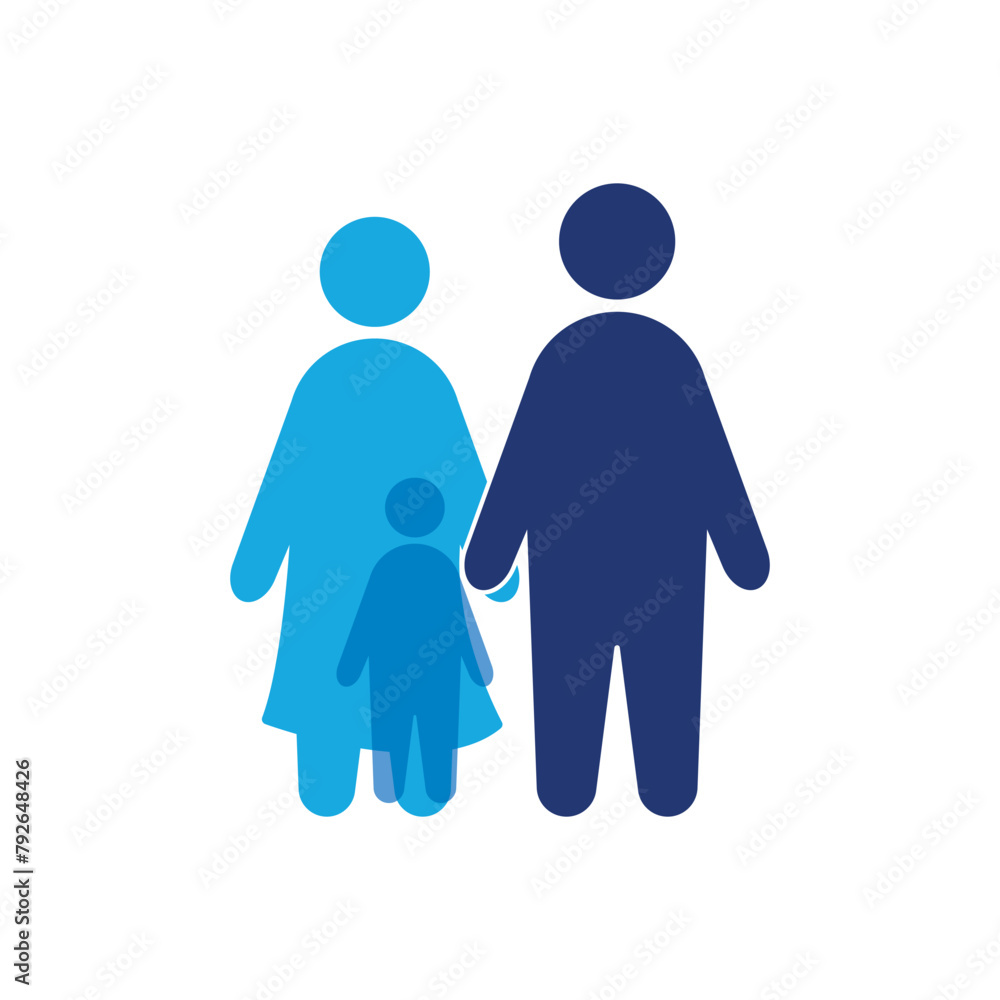 Family care logo template illustration design Family care logo template illustration design