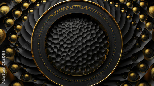 Luxury black and gold background ..