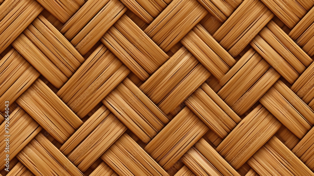 a seamless pattern featuring the intricate texture of wicker reed or basket in rich brown hues. SEAMLESS PATTERN a seamless pattern featuring the intricate texture of wicker reed or basket in rich brown hues. SEAMLESS PATTERN