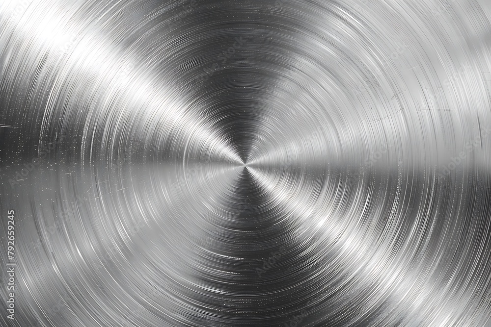 Radial, silver metal texture background illustration. Radial, silver metal texture background illustration.