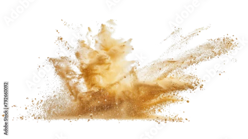 Obraz Flying sand transparent background PNG