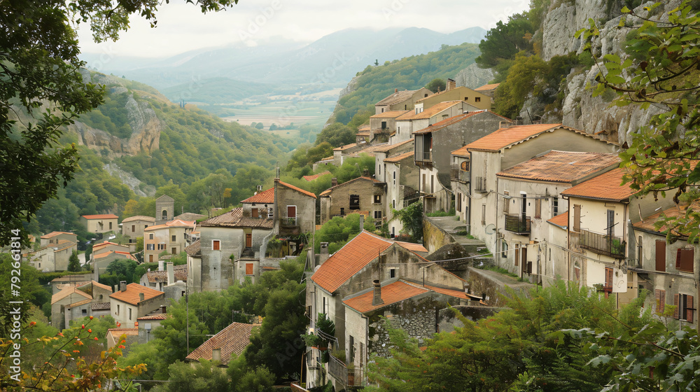 Mountain town of San Chirico