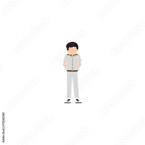 pose of woman in pink dress fashion