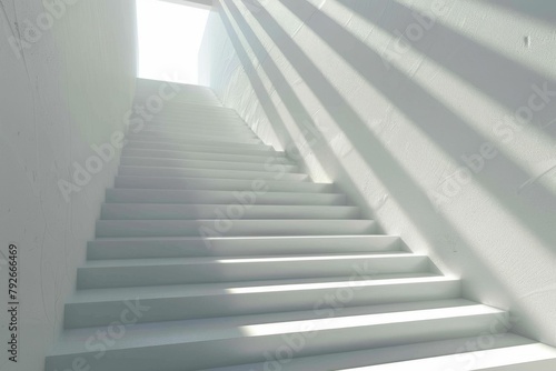 Stairs - Abstract minimal background. Beautiful simple AI generated image in 4K, unique. © ArtSpree