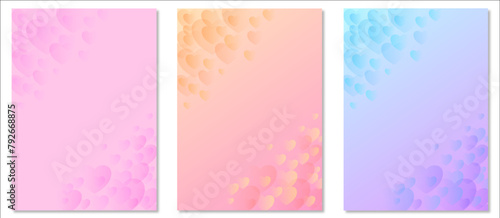 Many lines of hearts Stacked together in a distributed manner Use it as a background for a love story.