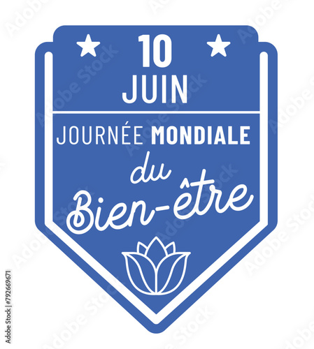 Journée mondiale du bien-être le 10 juin